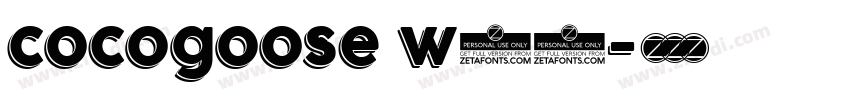 cocogoose w01字体转换